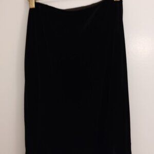 Black Velvet Skirt Suit